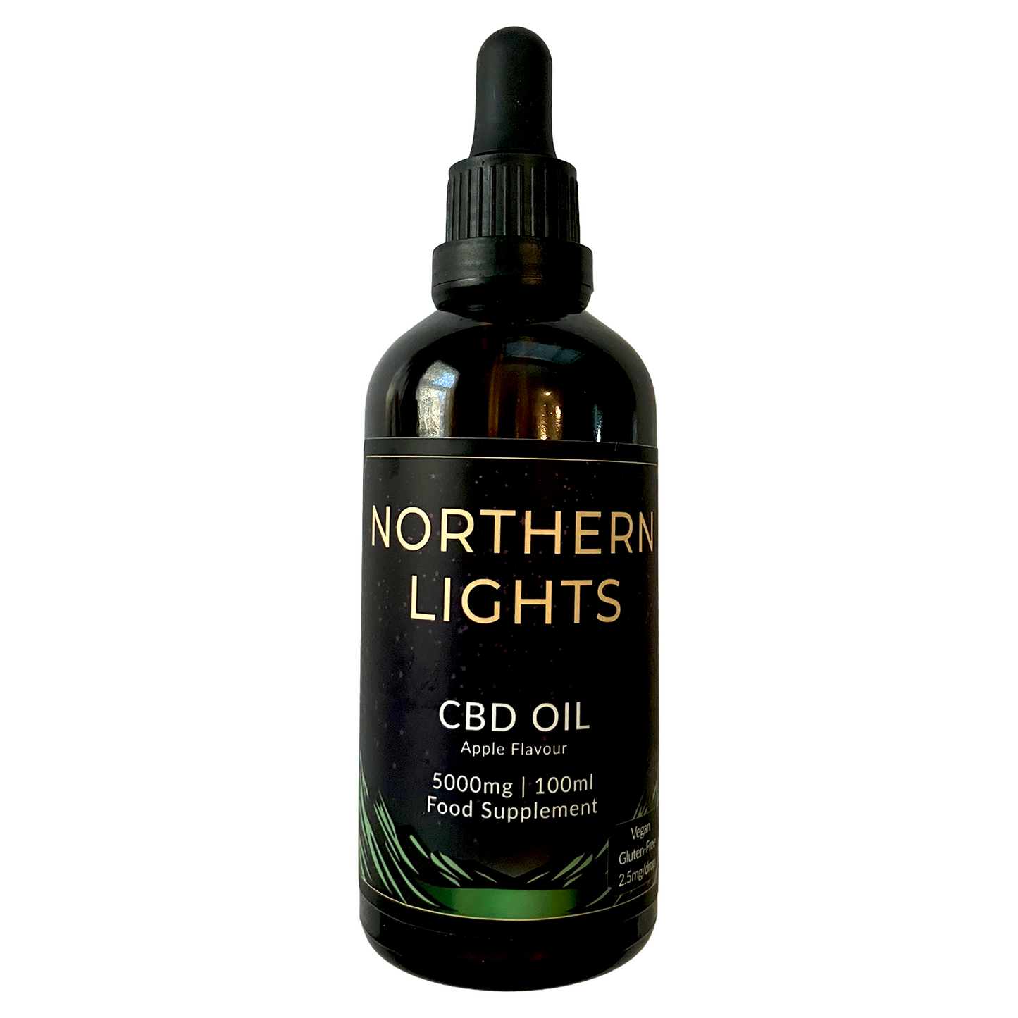5000mg CBD Oil - Apple Flavour (100ml) COLD PRESSED