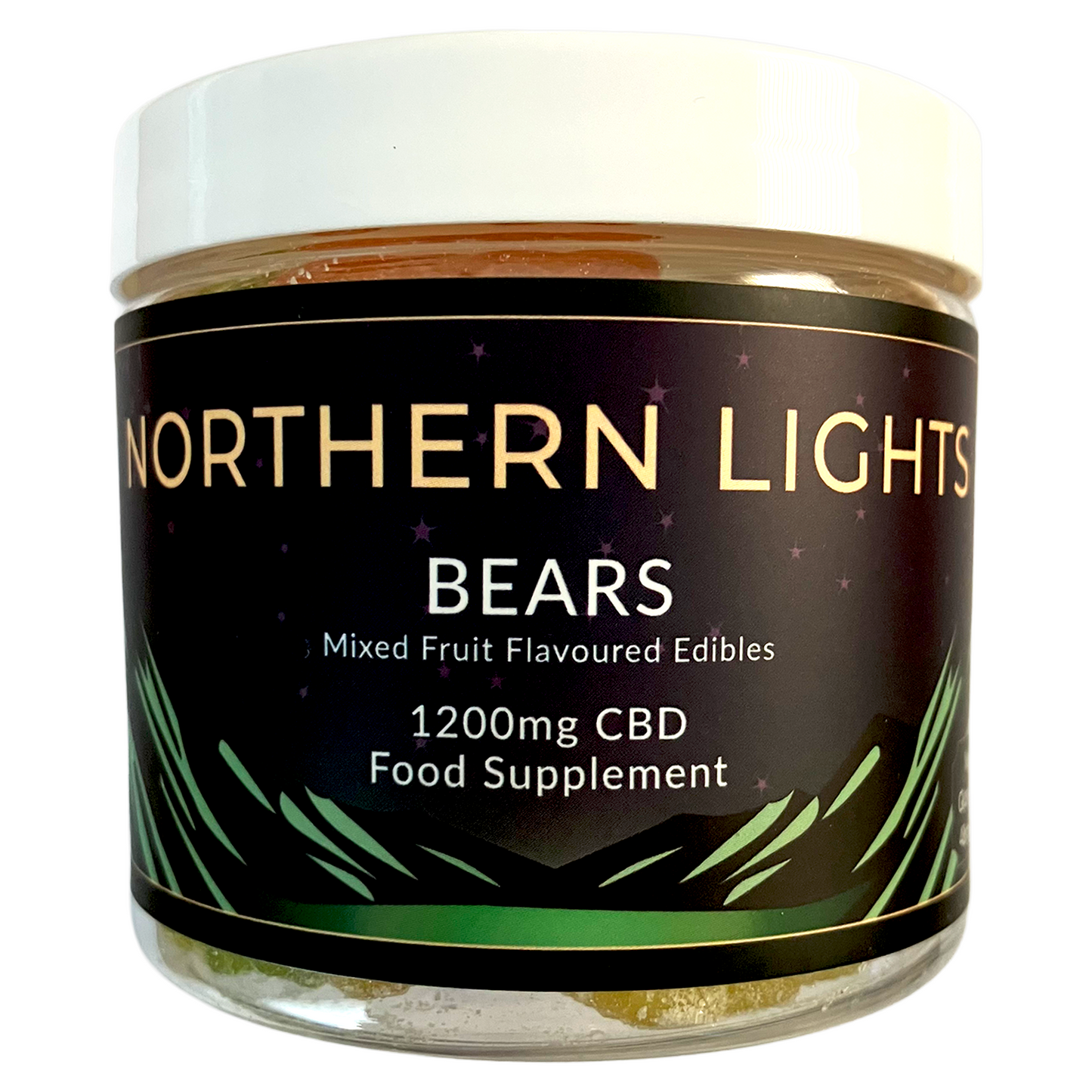 1200mg CBD Gummy Bears (Small Tub)