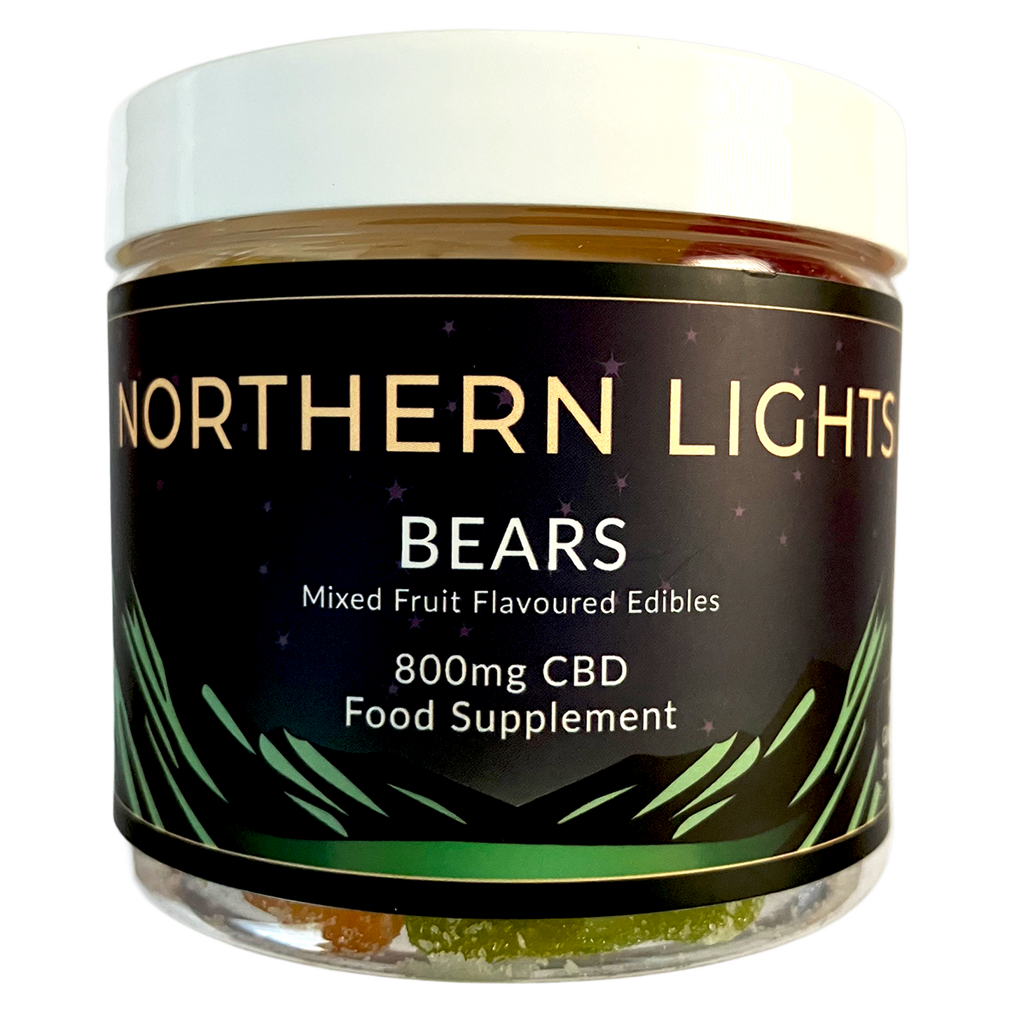 800mg CBD Gummy Bears (Small Tub)