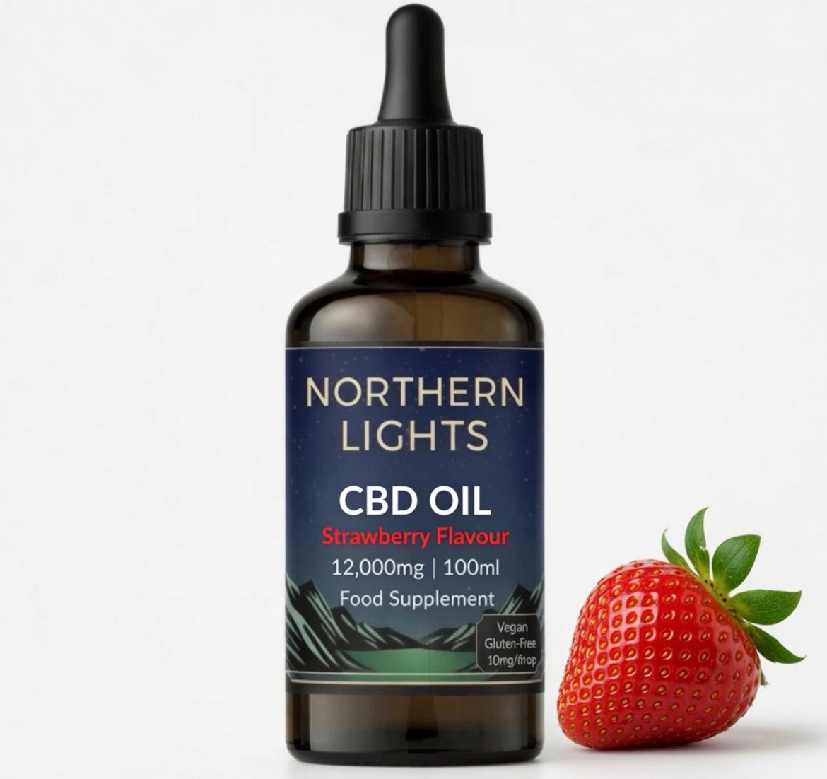 12,000mg CBD Oil - Natural Flavour (100ml) FULL-SPECTRUM (Strong 🔥)