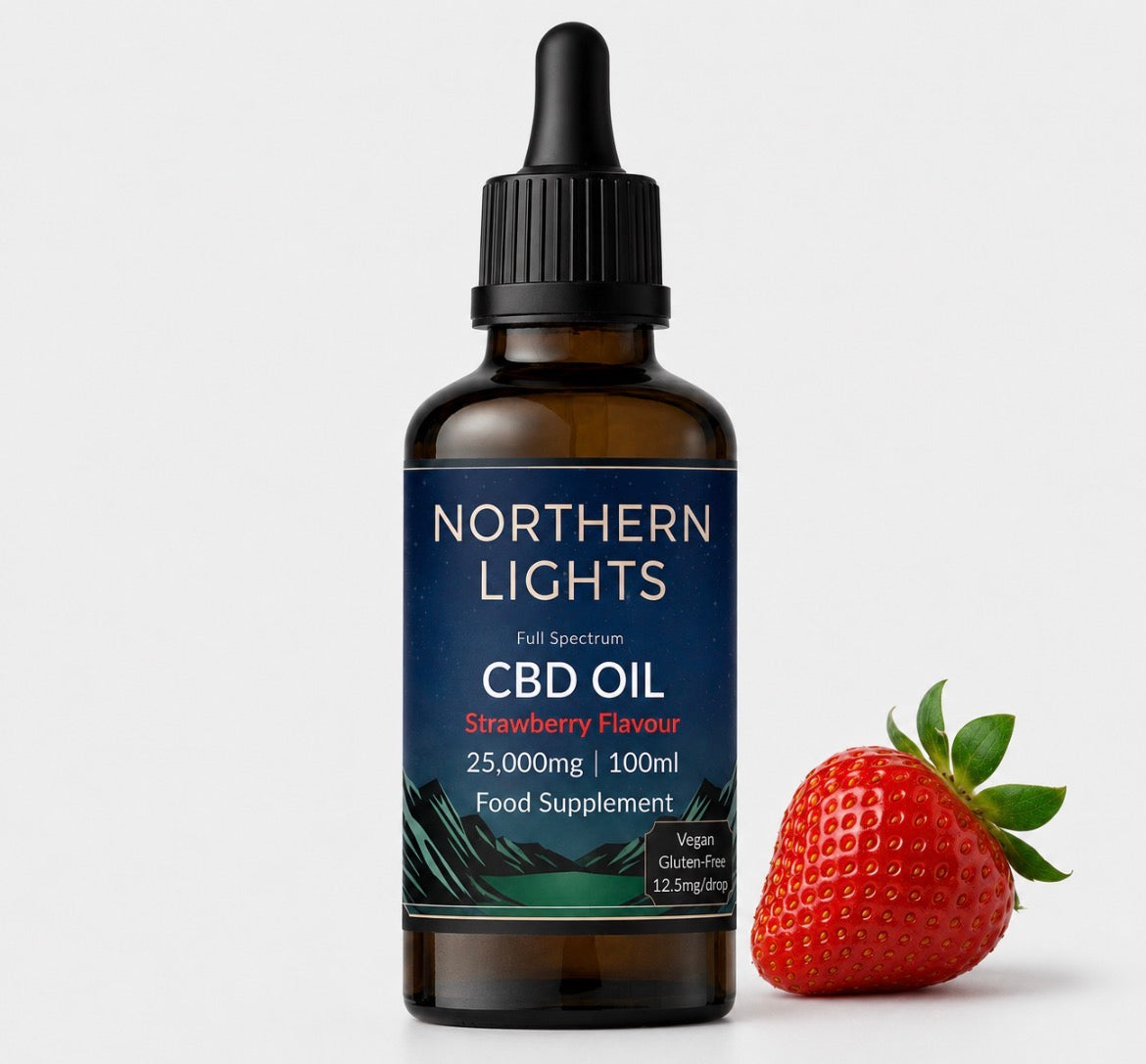 25,000mg CBD Oil - Natural Flavour (100ml) FULL-SPECTRUM (Ultra 🚀)