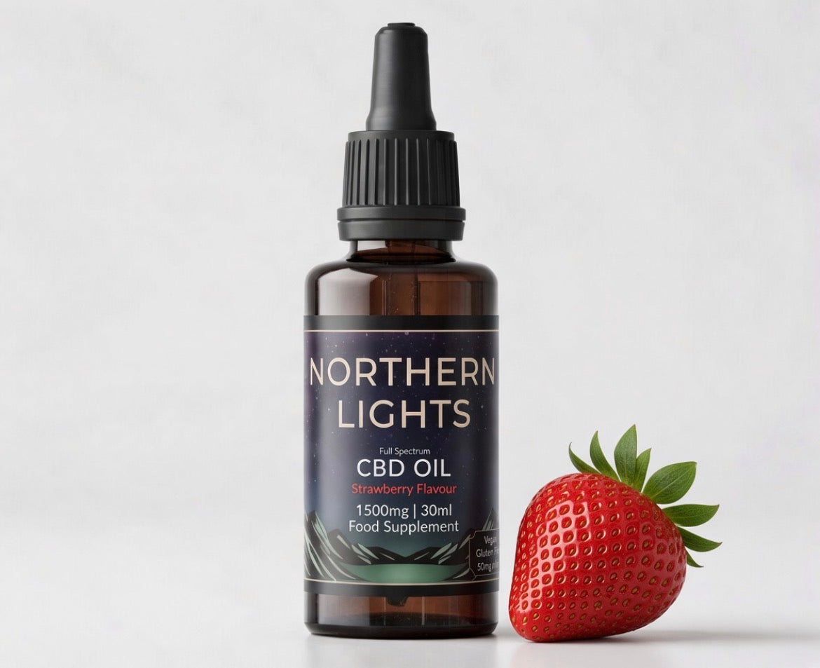 1,500mg Full-Spectrum CBD OIL 30ml - Natural • Mint • Strawberry • Watermelon