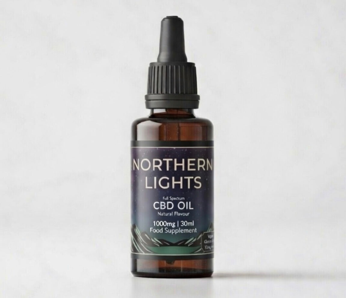 1000mg CBD Oil - Natural Flavour (30ml) FULL-SPECTRUM (Mild 🌱)