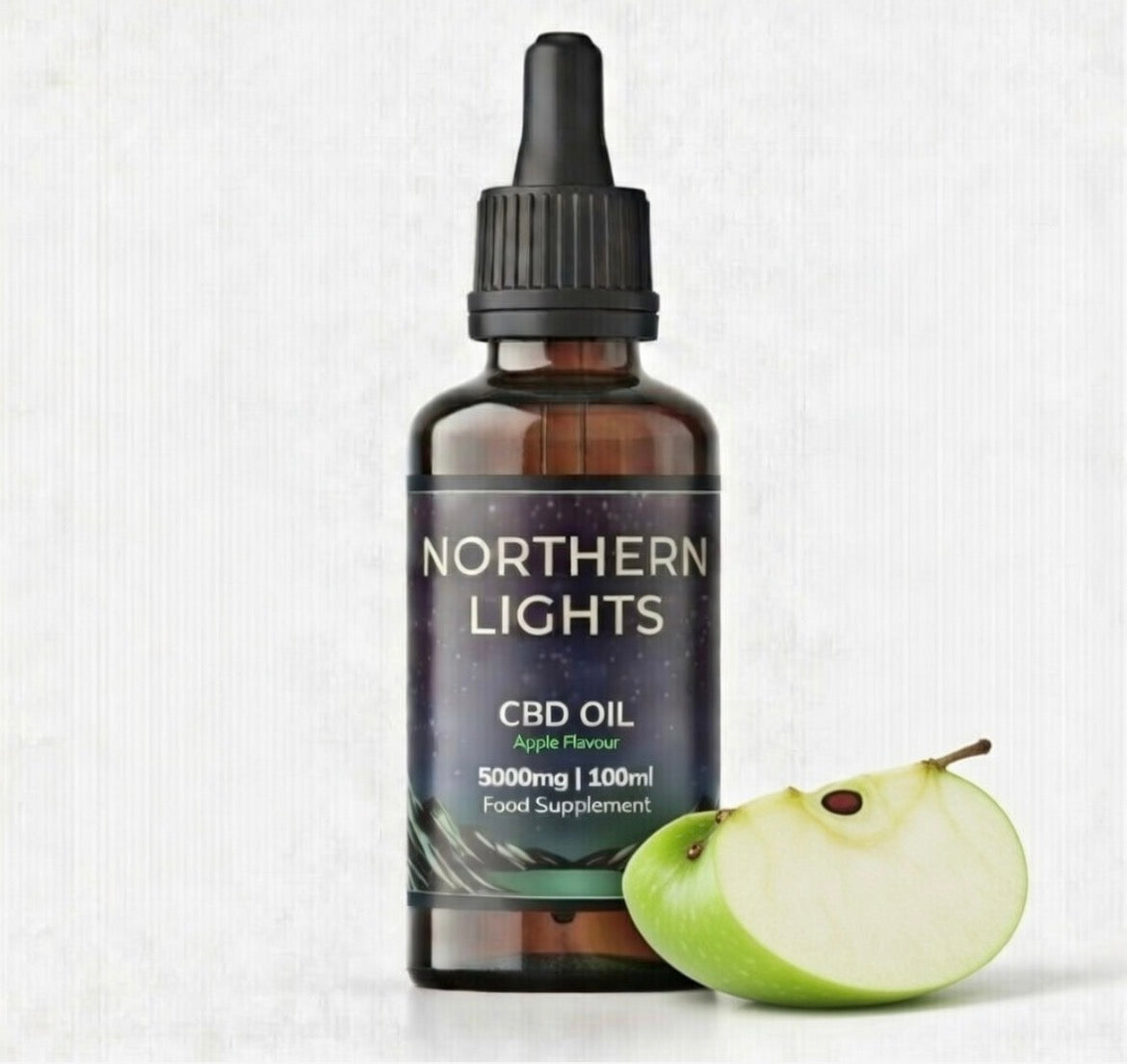 5000mg CBD Oil - Natural Flavour (100ml) bottle COLD PRESSED FULL-SPECTRUM