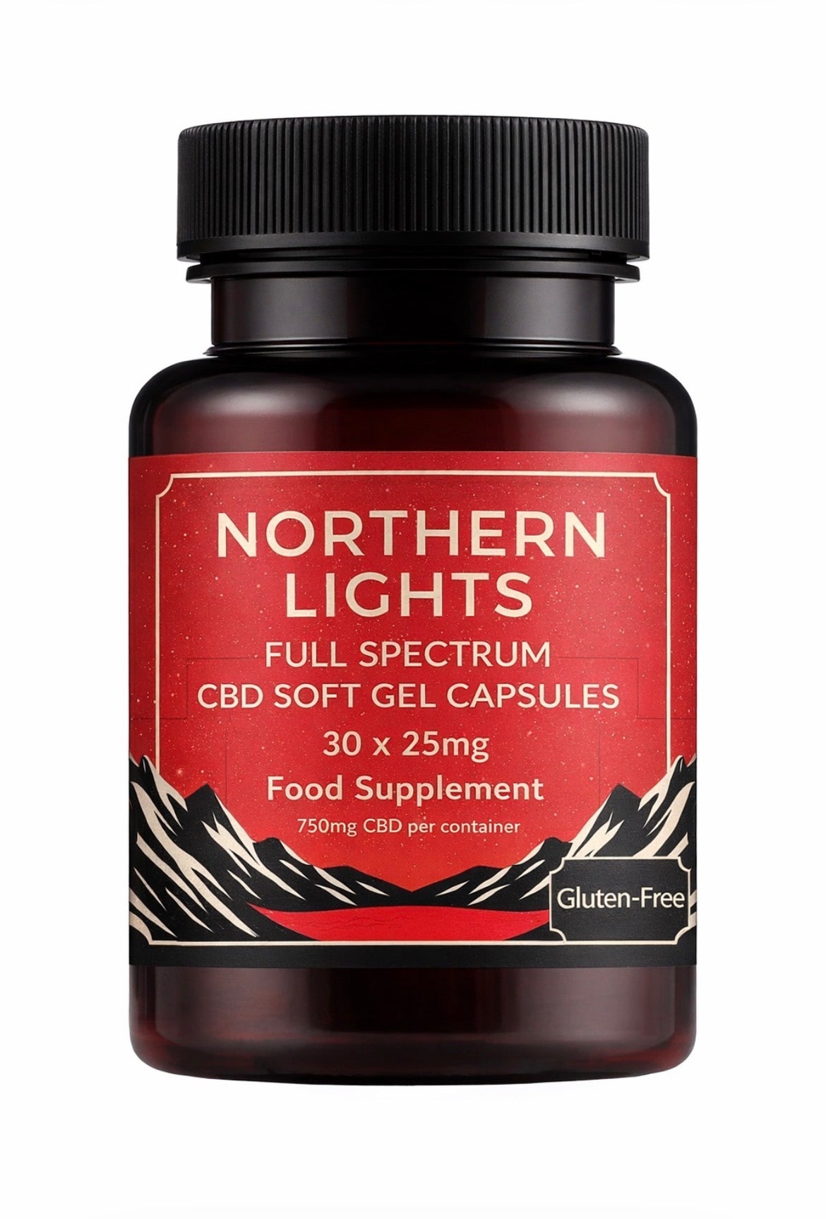 CBD Soft Gel Capsules 750mg (30 x 25mg) FULL SPECTRUM