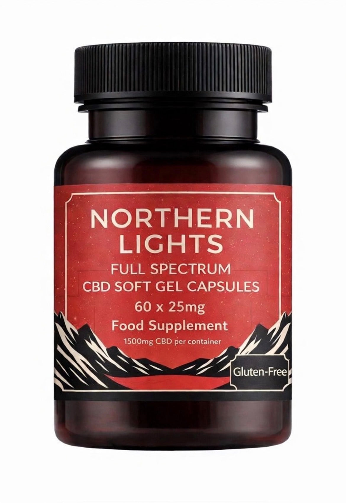 CBD Soft Gel Capsules 1500mg (60 x 25mg) FULL SPECTRUM