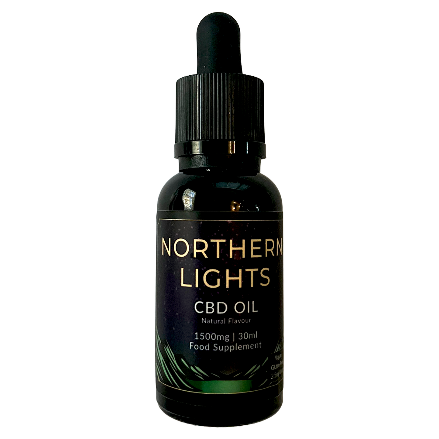 1500mg CBD Oil - Natural Flavour (30ml) COLD PRESSED