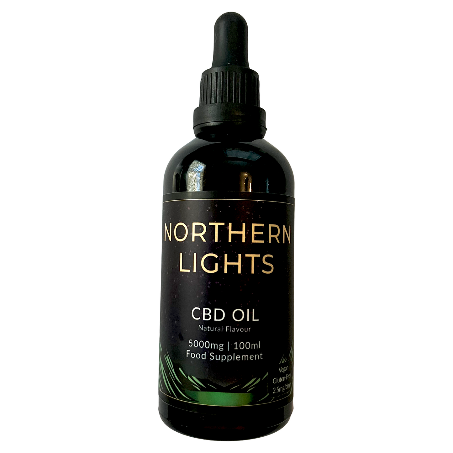 5000mg CBD Oil - Natural Flavour 10 X 10ml 500mg bottles (100ml) COLD PRESSED