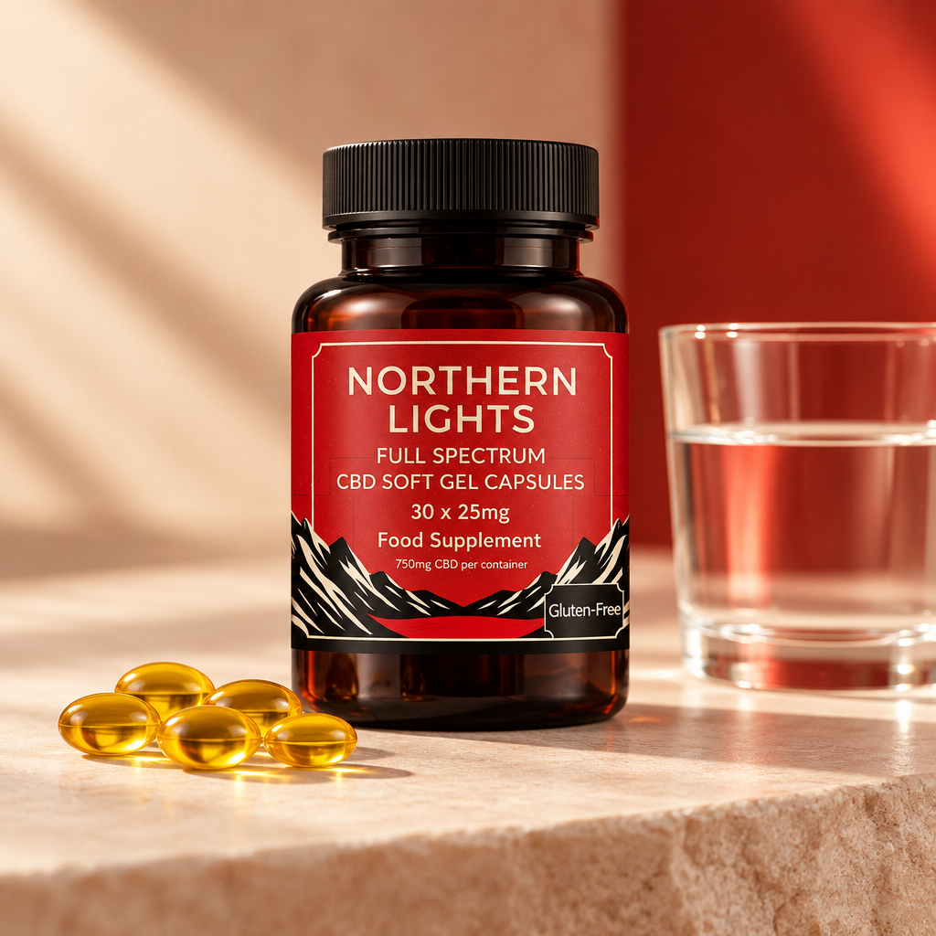 CBD Soft Gel Capsules 750mg (30 x 25mg) FULL SPECTRUM