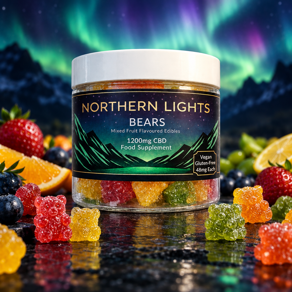 1200mg CBD Gummy Bears - Full Spectrum | 48mg Per Gummy | 25 Gummies