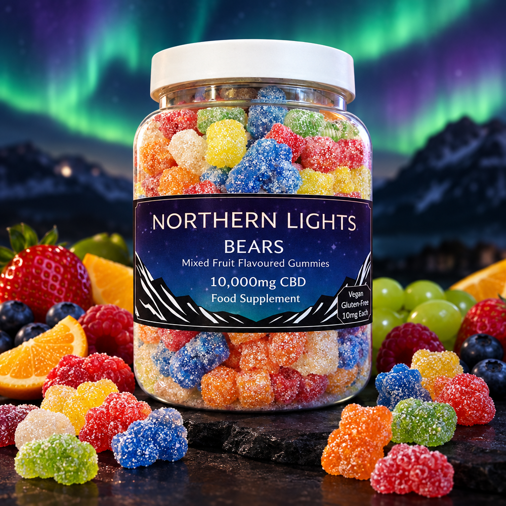 10,000mg CBD Gummy Bears - Full Spectrum | 100mg Per Gummy | 100 Gummies