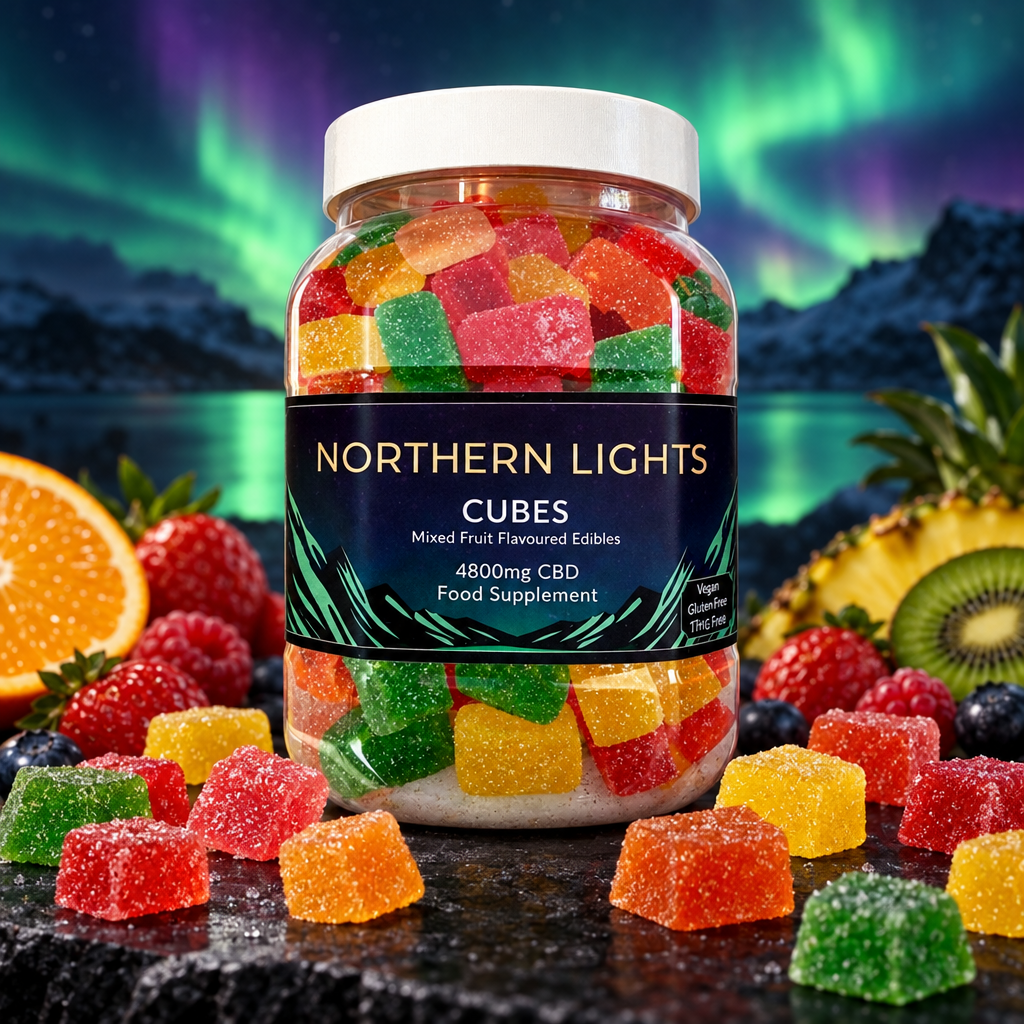 4800mg CBD Gummy Cubes - Full Spectrum | 51mg Per Gummy | 95 Gummies
