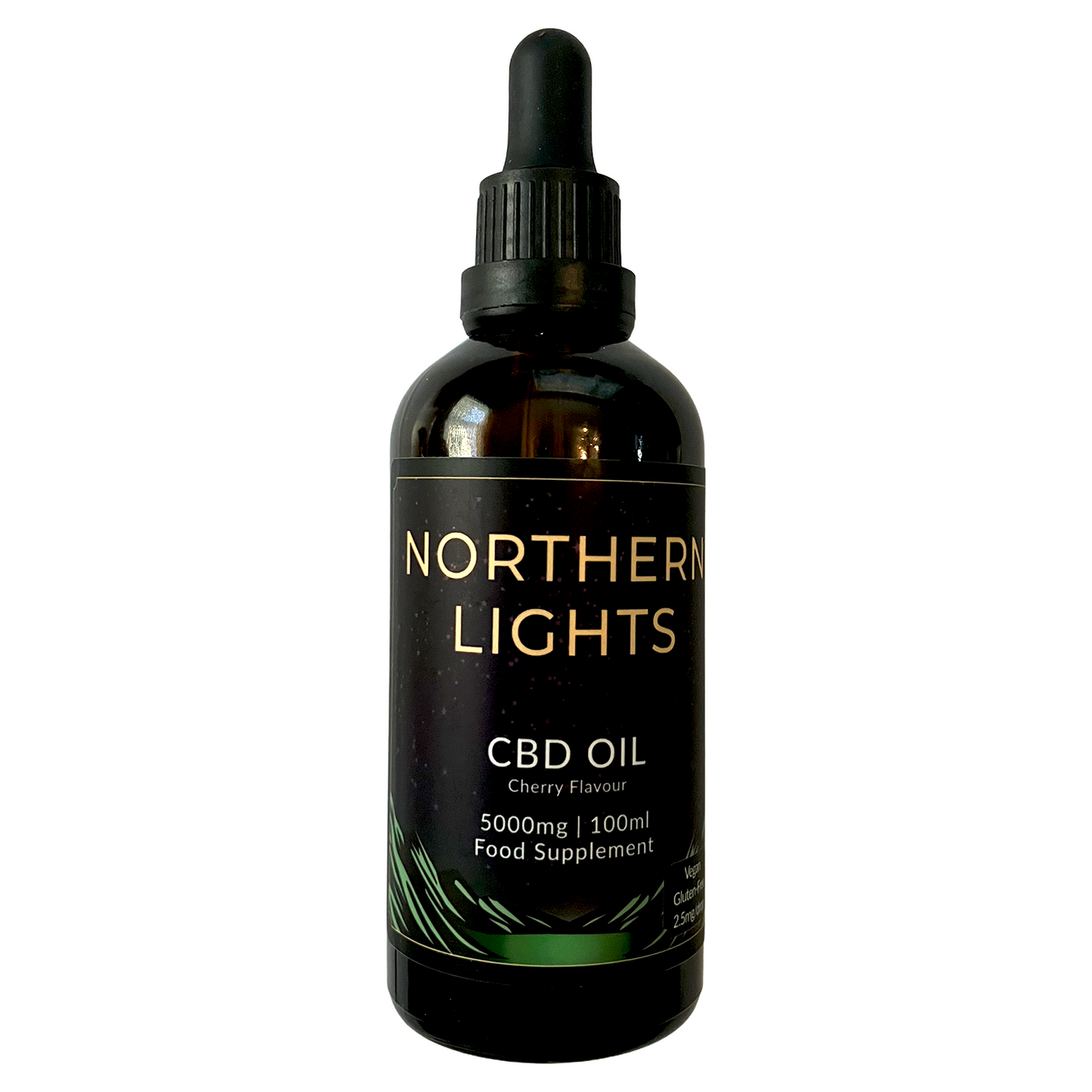5000mg CBD Oil - Cherry Flavour (100ml) COLD PRESSED