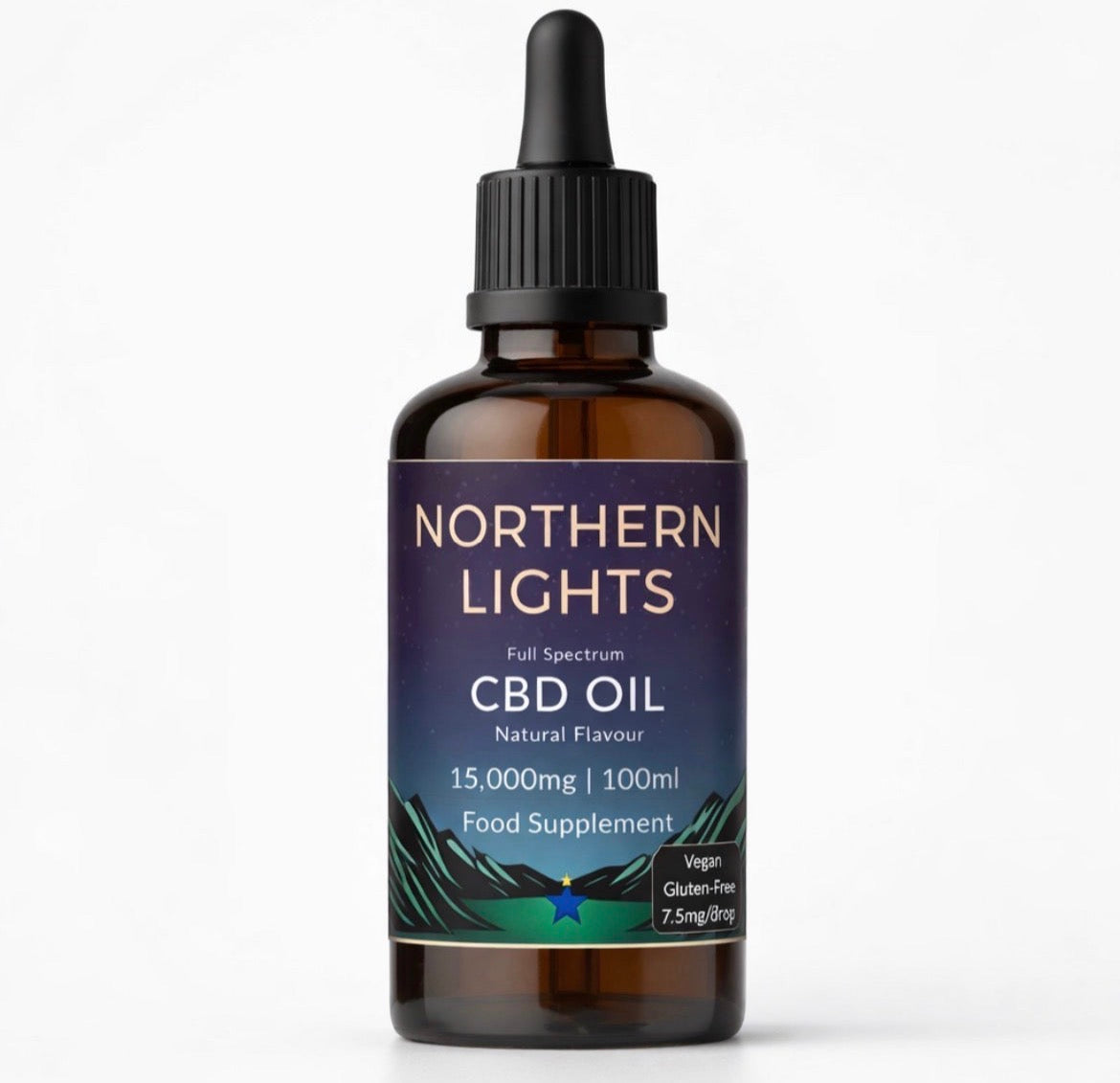 15,000mg  CBD Oil - Natural Flavour (100ml)FULL-SPECTRUM (Strong 🔥)
