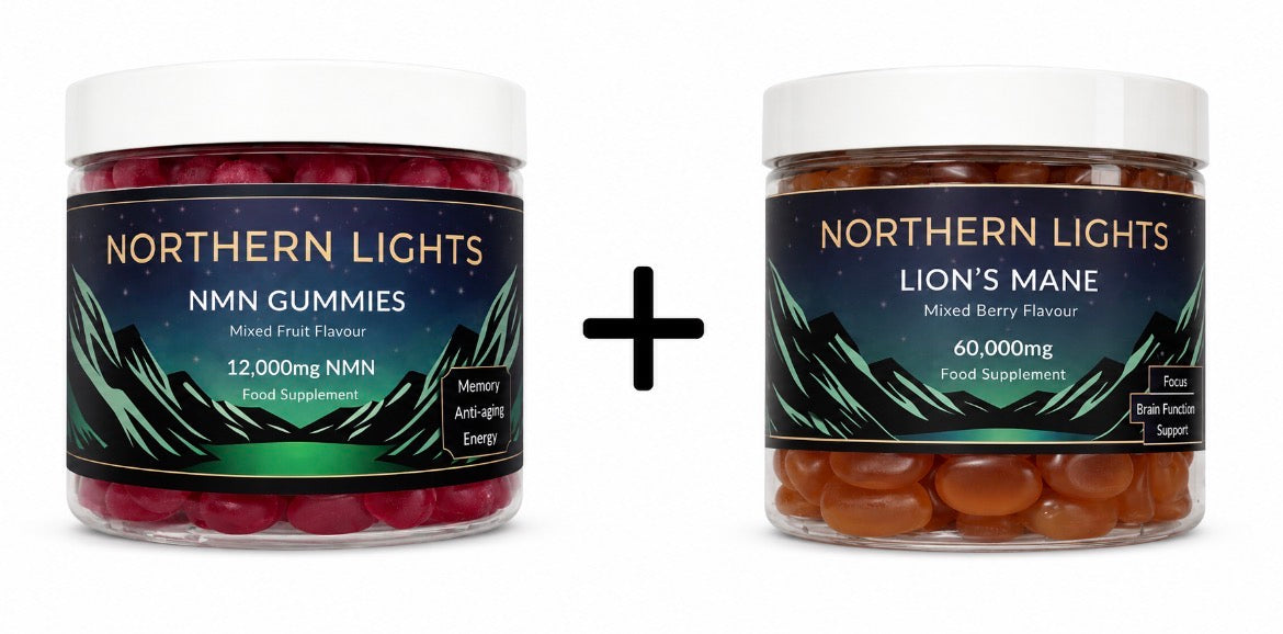 ⭐️ SPECIAL OFFER ⭐️ Lion's Mane Cognitive Boost Gummies + NMN (Nicotinamide) Gummies