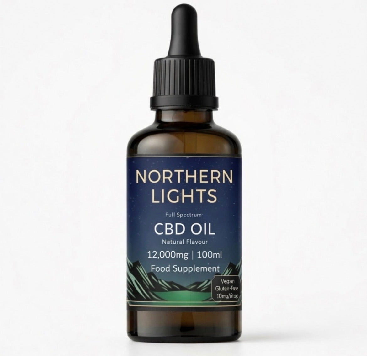12,000mg  CBD Oil - Natural Flavour (100ml) FULL-SPECTRUM (Strong 🔥)