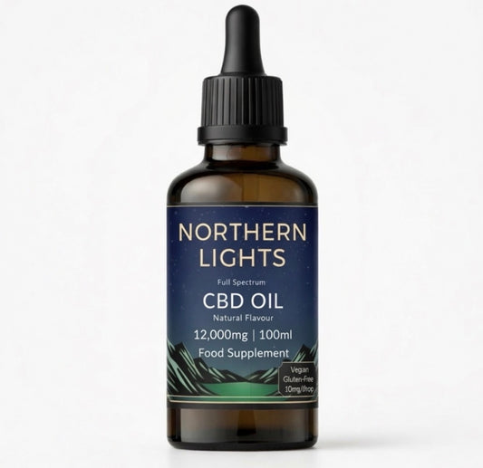 12,000mg  CBD Oil - Natural Flavour (100ml) FULL-SPECTRUM (Strong 🔥)