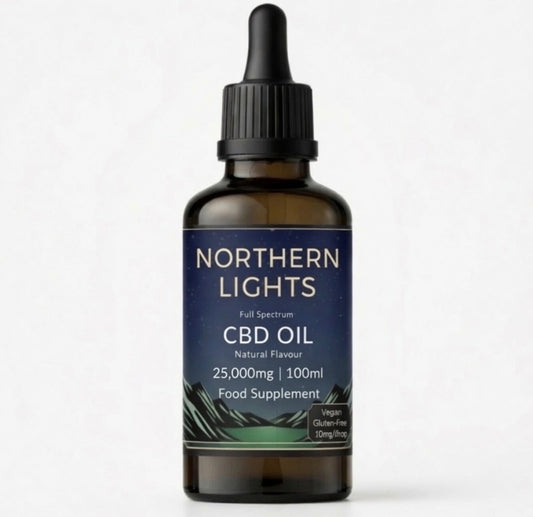 25,000mg CBD Oil - Natural Flavour (100ml) FULL-SPECTRUM (Ultra 🚀)