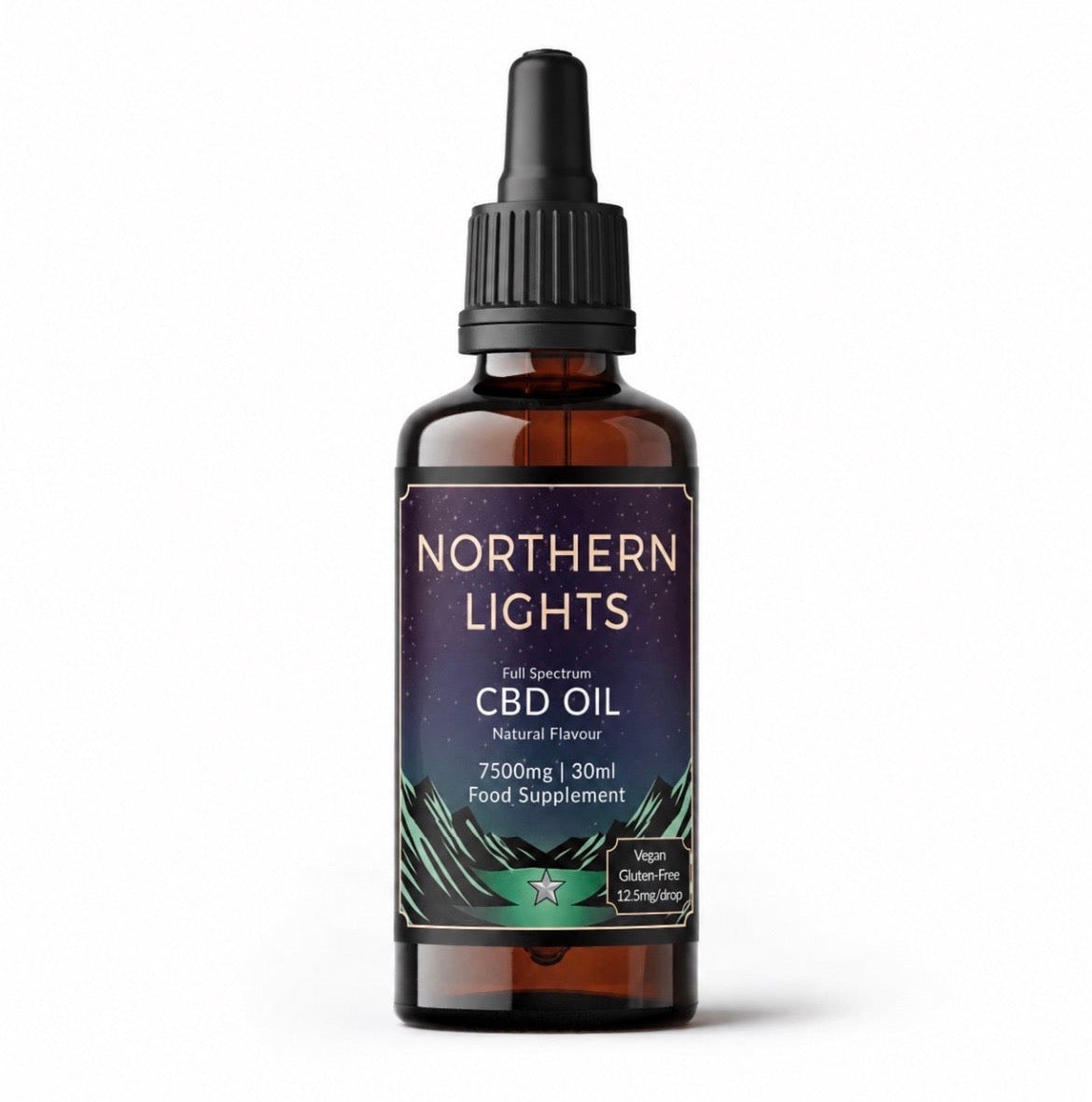 7,500mg Full-Spectrum CBD OIL 30ml - Natural • Mint • Strawberry