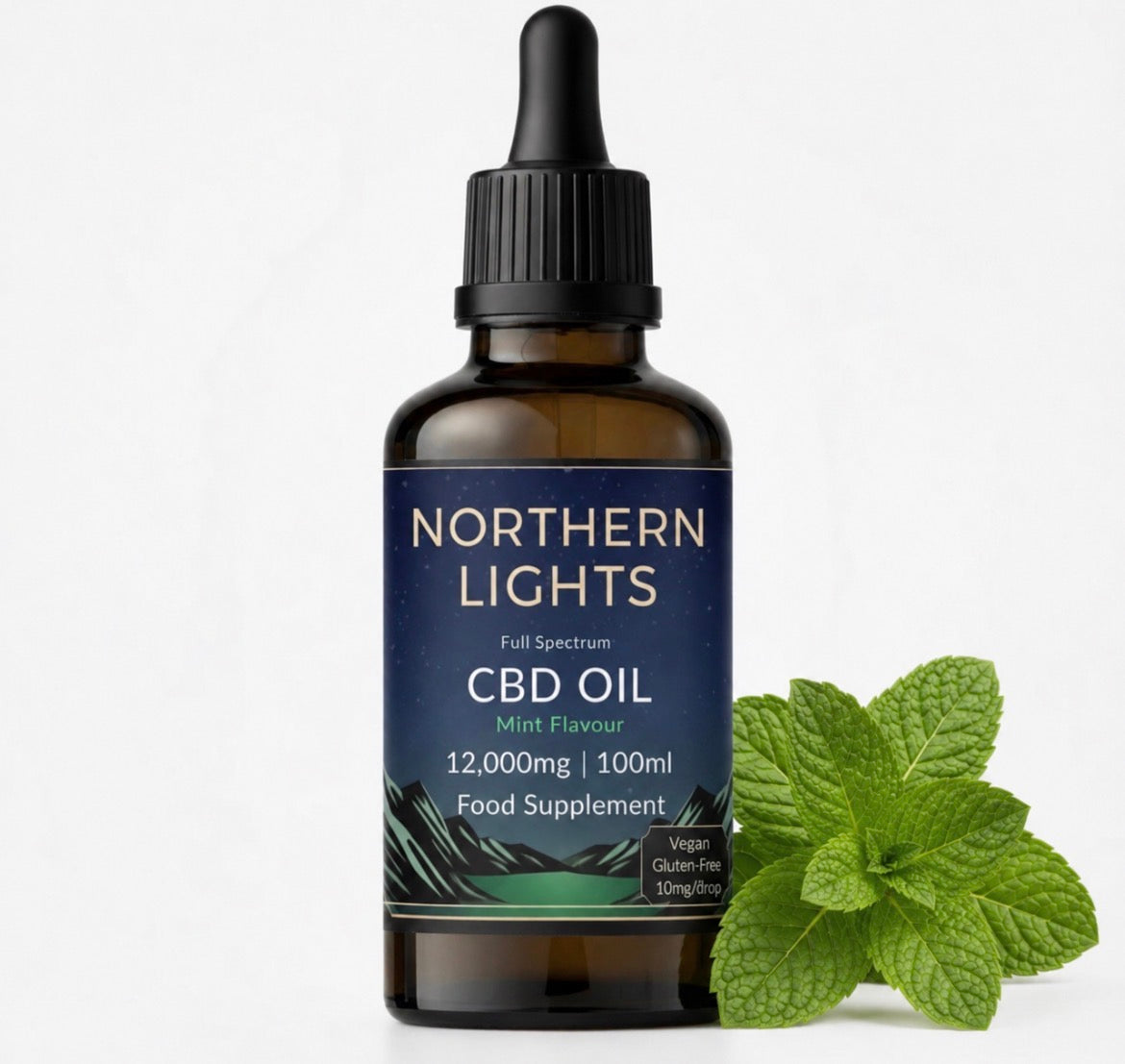 12,000mg  CBD Oil - Natural Flavour (100ml) FULL-SPECTRUM (Strong 🔥)