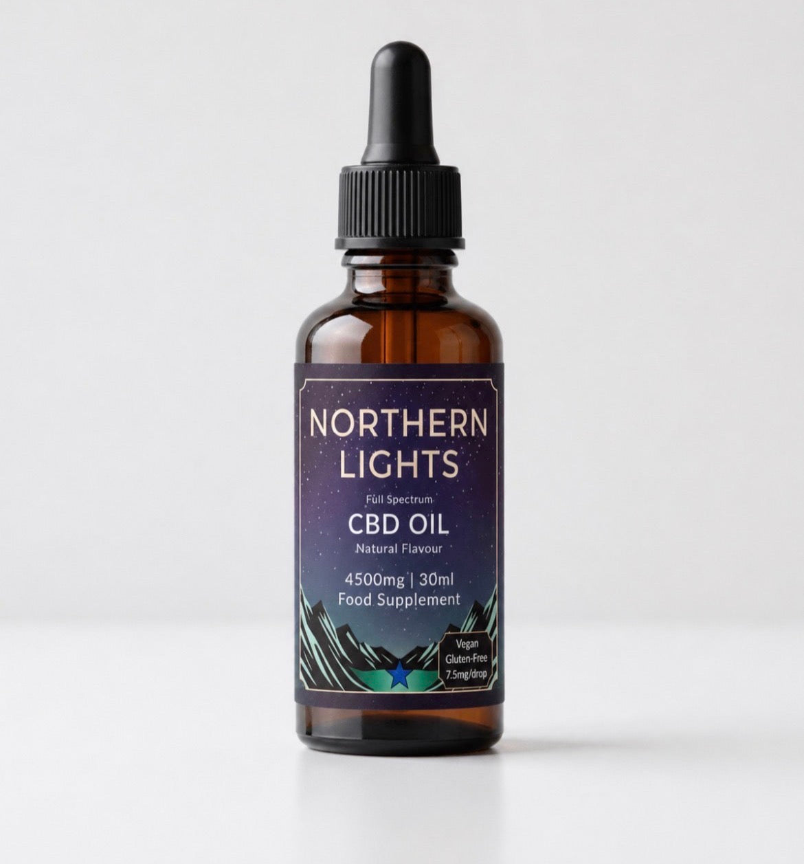 4,500mg Full-Spectrum CBD OIL 30ml - Natural • Strawberry
