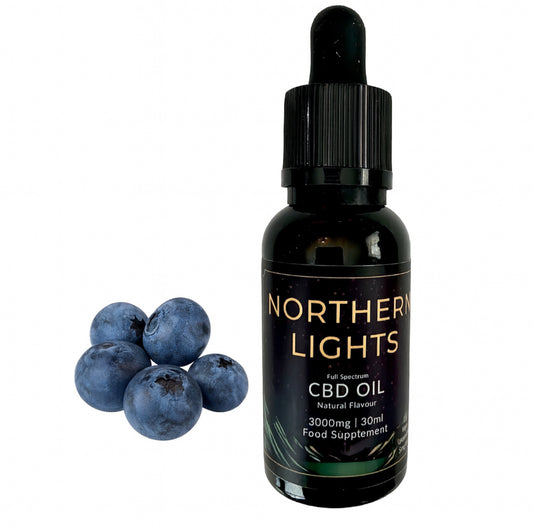 3000mg CBD Oil - Blueberry Flavour (30ml)