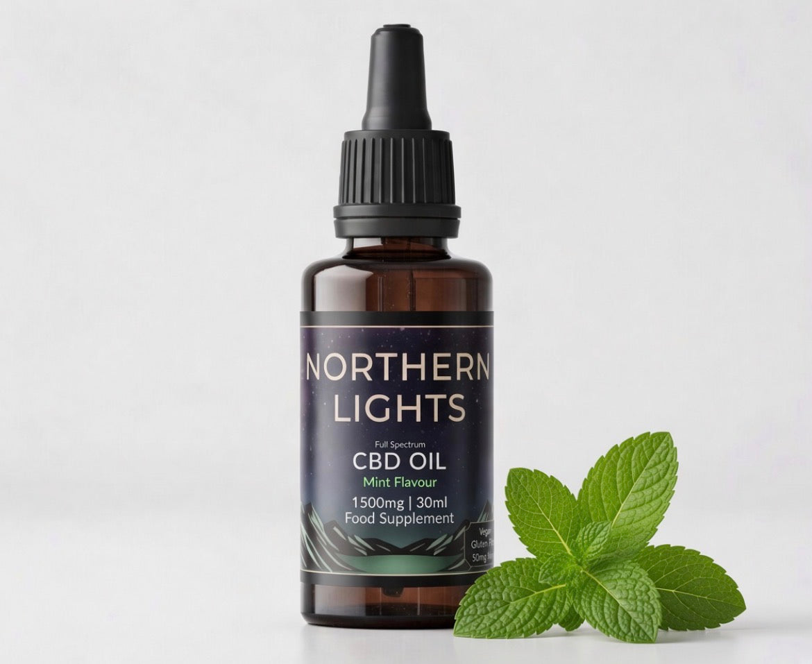1,500mg Full-Spectrum CBD OIL 30ml - Natural • Mint • Strawberry • Watermelon