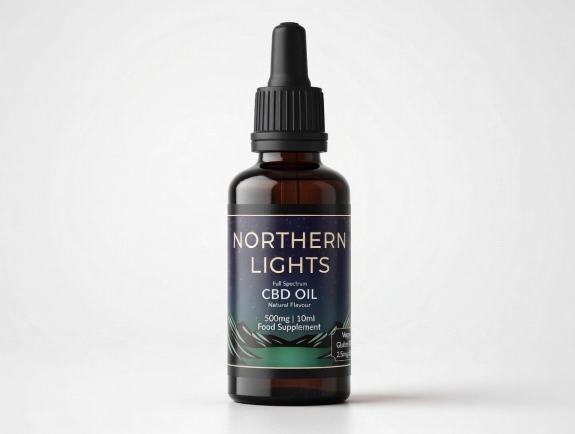 500mg Full-Spectrum CBD OIL 10ml - Natural