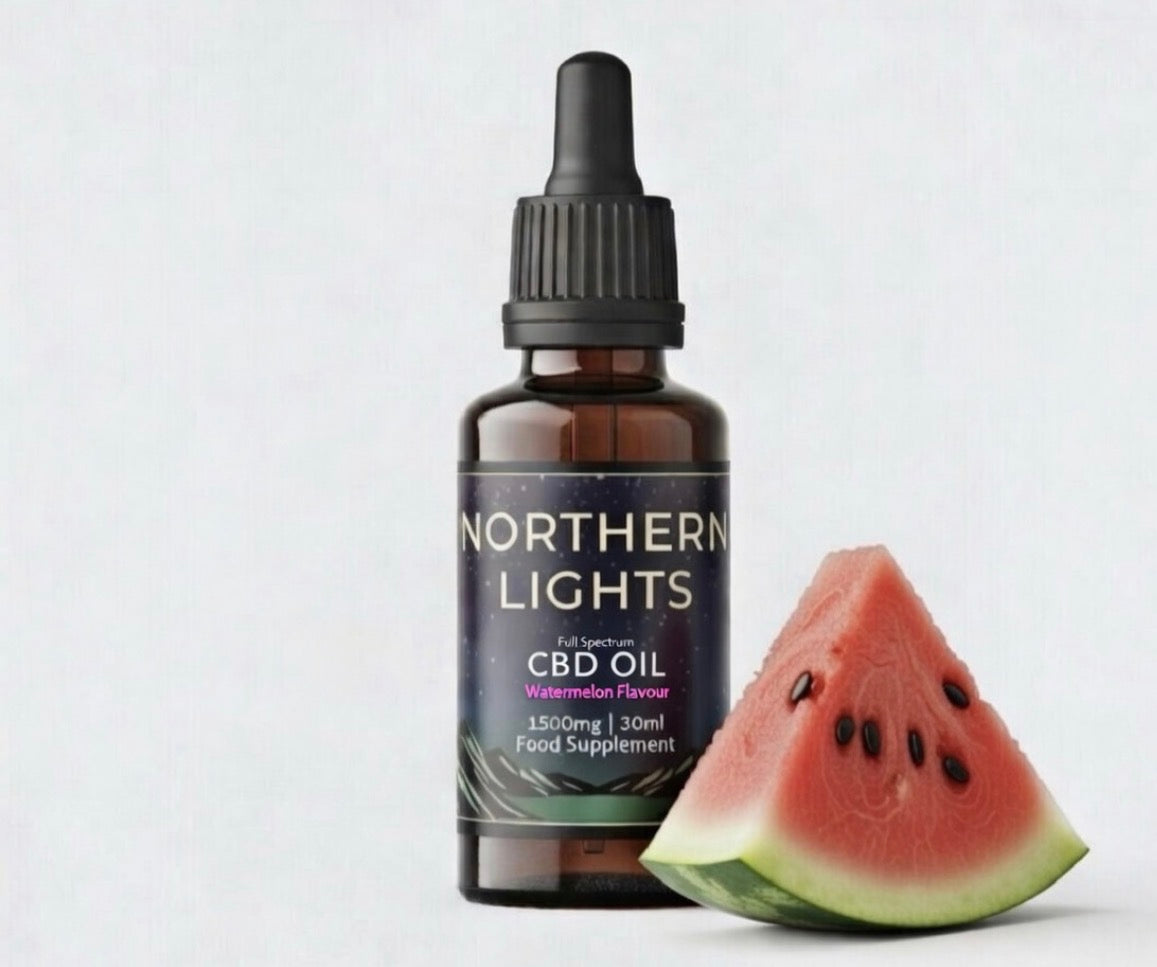 1500mg CBD Oil - Natural Flavour (30ml) FULL-SPECTRUM (Mild 🌱) 🍉 Watermelon flavour option available if you click on product