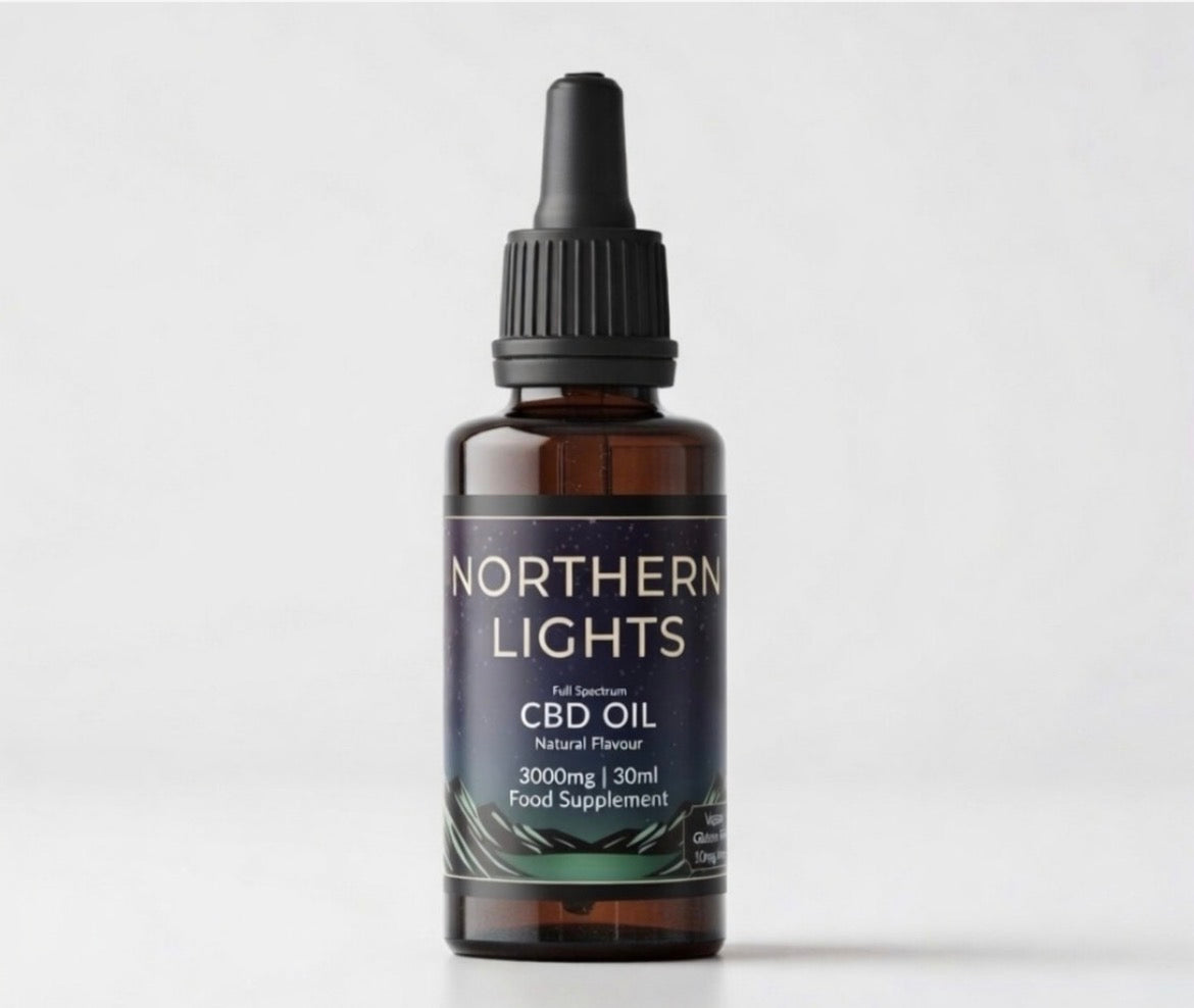 3000mg CBD Oil - Natural Flavour (30ml) FULL-SPECTRUM ( Medium ⚖️)  🫐Blueberry flavour option available if you click on product