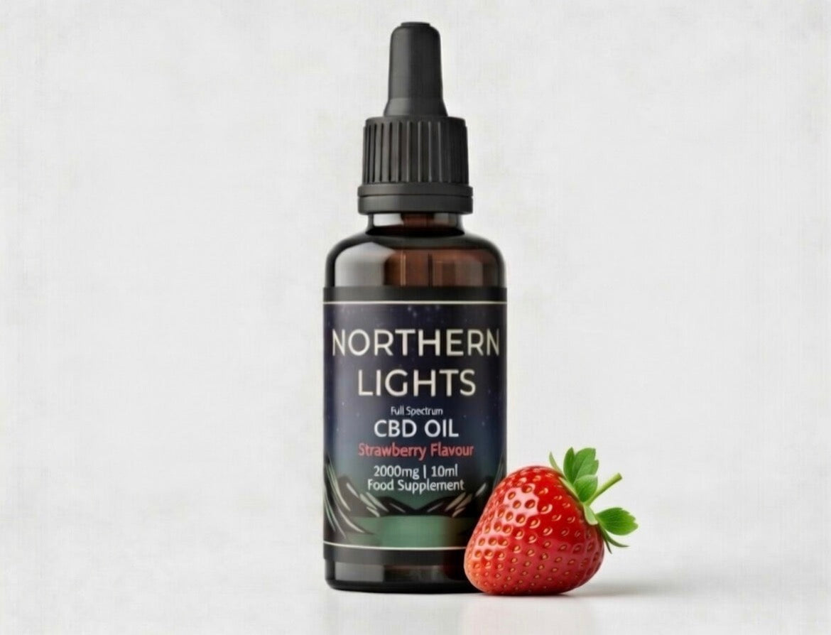 2000mg CBD Oil - Natural Flavour (10ml) FULL-SPECTRUM (Strong 🔥)  🍓 strawberry flavour option available when you click on the product