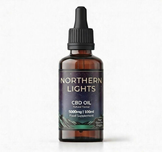 5000mg CBD Oil - Natural Flavour (100ml) bottle COLD PRESSED FULL-SPECTRUM
