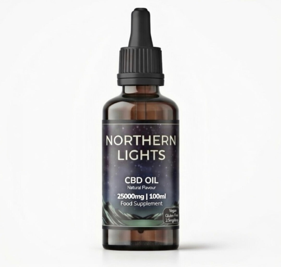 25000mg CBD Oil - Natural Flavour (100ml) FULL-SPECTRUM (Ultra 🚀)