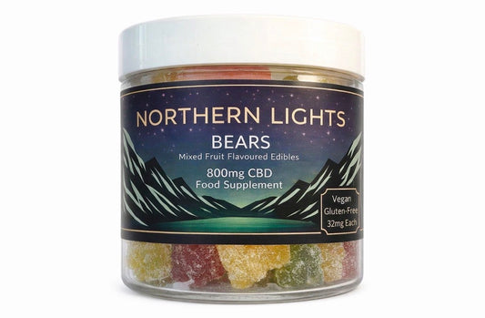 800mg (25 X 32mg Per Gummy) CBD Gummy Bears (Small Tub) FULL-SPECTRUM (Medium ⚖️) 💥FREE 500mg 10ml FULL SPECTRUM WATERMELON FLAVOUR CBD OIL 💥