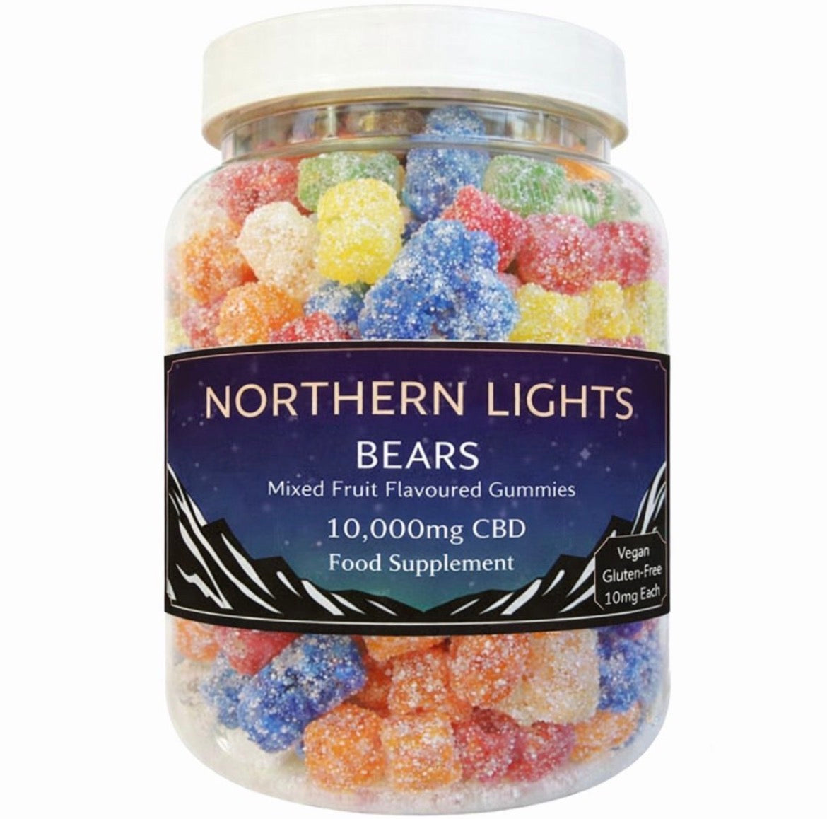 10,000mg (100 X 100mg Per Gummy) CBD Gummy Bears (Large Tub) FULL-SPECTRUM ( ULTRA 🚀)