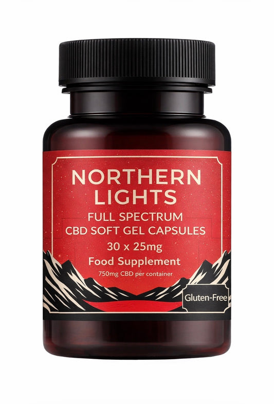 CBD Soft Gel Capsules 750mg (30 x 25mg) FULL SPECTRUM