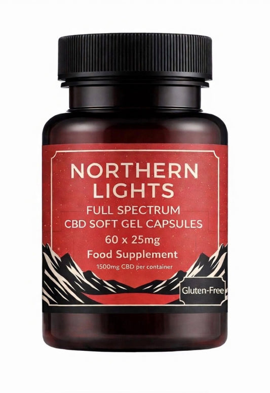 CBD Soft Gel Capsules 1500mg (60 x 25mg) FULL SPECTRUM