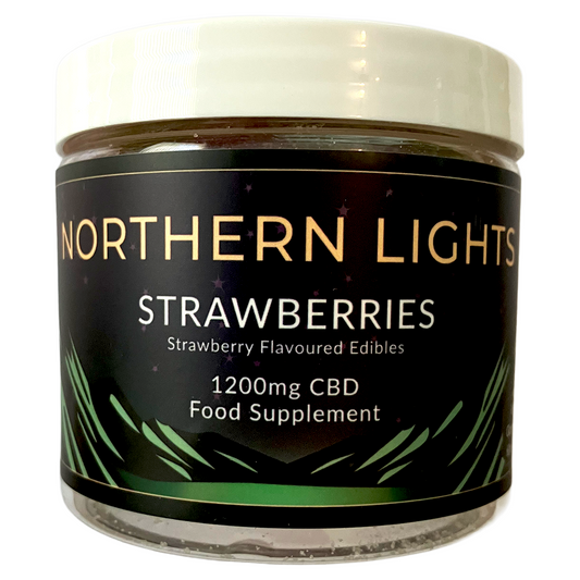 1200mg CBD Gummy Strawberries (Small Tub)