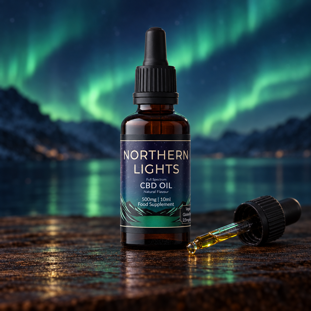 500mg Full-Spectrum CBD OIL 10ml - Natural