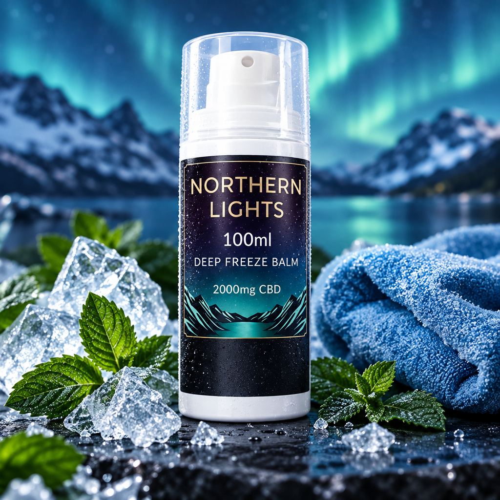2000mg Deep Freeze CBD Muscle Balm (100ml)