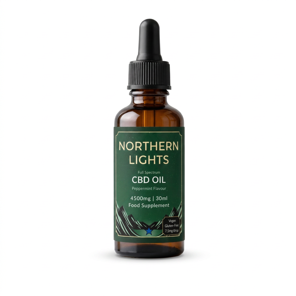4,500mg Full-Spectrum CBD OIL 30ml -  Peppermint flavour