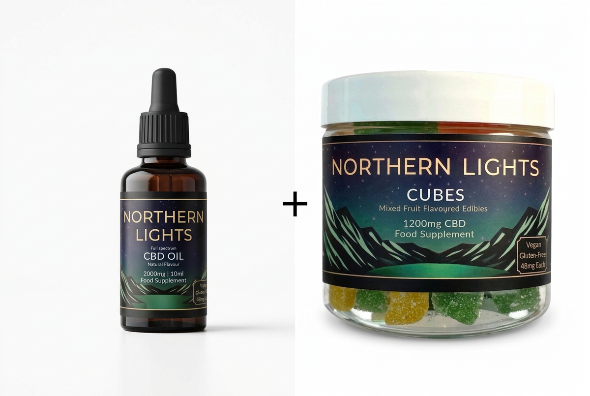 Full-Spectrum CBD Oil & Gummies Bundle — 4,500mg Oil (30ml) + 3,200mg Gummies